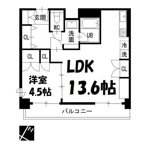 Ritzy本山 間取り図