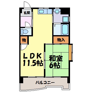 オクトⅡ 間取り図