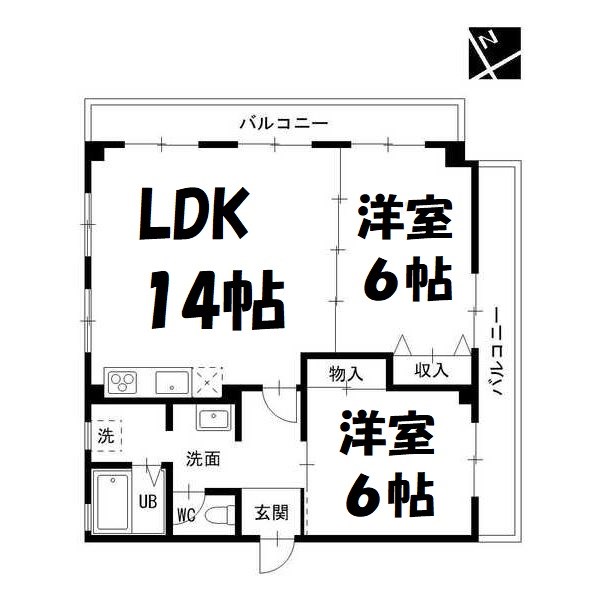 プロスパー第8ビル 間取り図