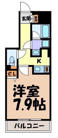 ディアレイシャス大須赤門通本町 間取り図
