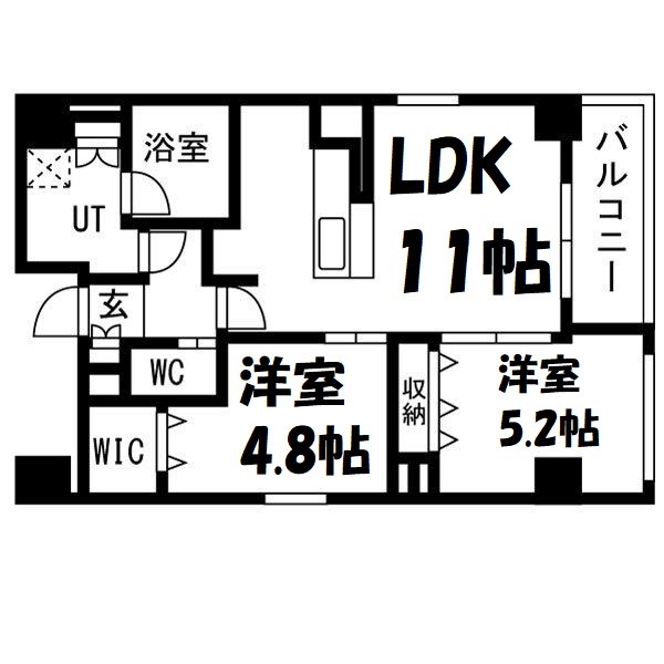 ポルタニグラサウス 間取り図