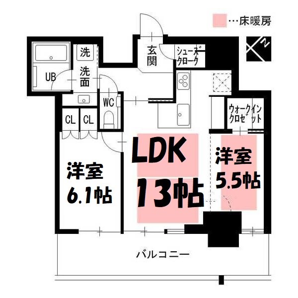 グランドメゾンthe池下ガーデンタワー 間取り図