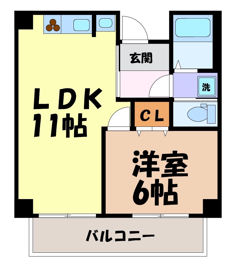 シャンテヒロ 間取り図
