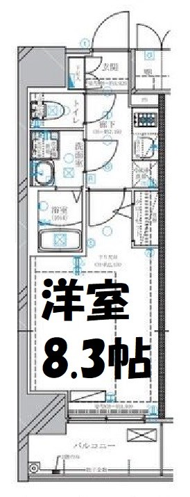 ディアレイシャス名古屋太閤通Ⅳ 間取り図