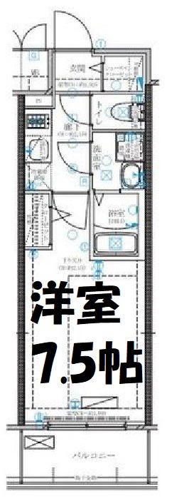 ディアレイシャス名古屋太閤通Ⅳ 間取り図