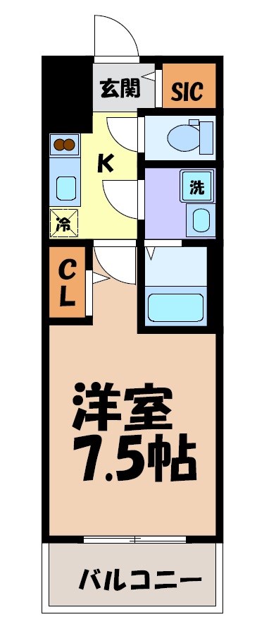 ディアレイシャス名古屋太閤通Ⅳ 間取り