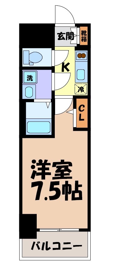 ディアレイシャス名古屋太閤通Ⅳ 間取り