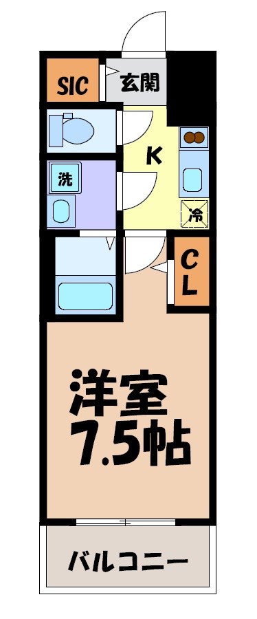 ディアレイシャス名古屋太閤通Ⅳ 間取り図