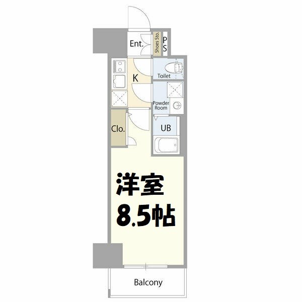 エスリード東別院ザ・セントレ 間取り図