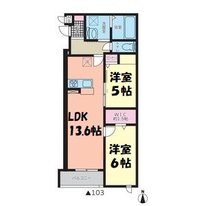 MOCXION　MEIJO 間取り図
