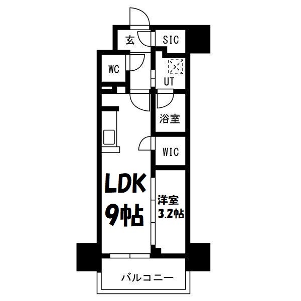 メイクスアート名駅WEST 間取り図