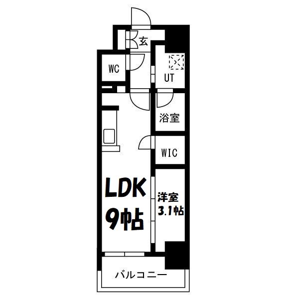 メイクスアート名駅WEST 間取り図