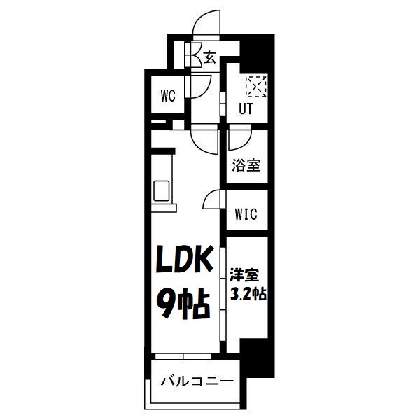 メイクスアート名駅WEST 間取り図