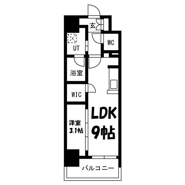 メイクスアート名駅WEST 間取り図