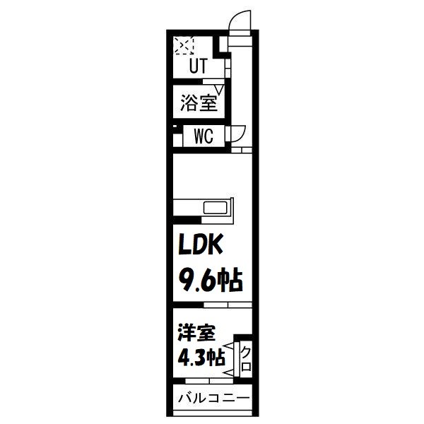 仮)グランテラス今池 間取り図