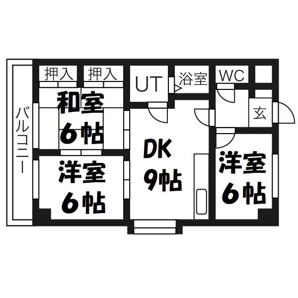 ジュネコキアージュ桜山 間取り図