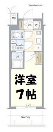 エスリード名古屋STATION NORTH 間取り図