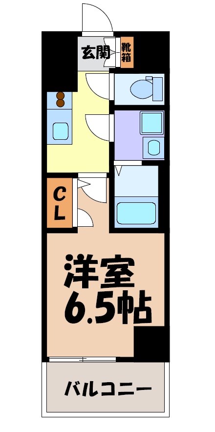 S-RESIDENCE名駅北alesia 間取り図