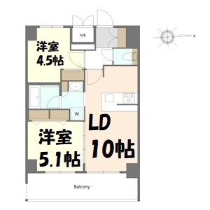 S-RESIDENCE名駅北alesia 間取り図
