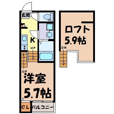 フォレストKC 間取り図