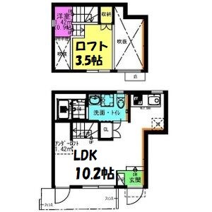 Venus-Ⅲ 間取り図