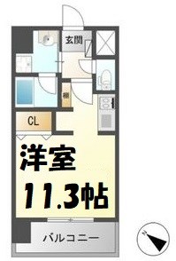 FRENCIA NOIE名駅 間取り図