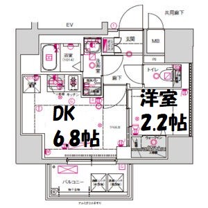 CREST TAPP東別院 間取り図