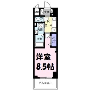 Bright Gate 名古屋 間取り図