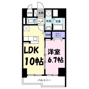 Bright Gate 名古屋 間取り図