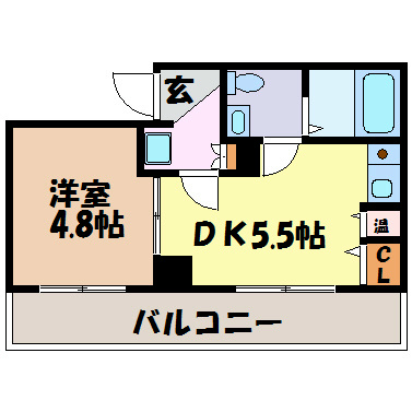 アーバンフラッツ新栄 間取り図