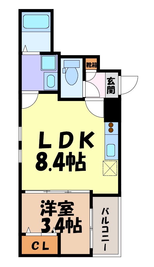 cherim志賀本通brise 間取り図