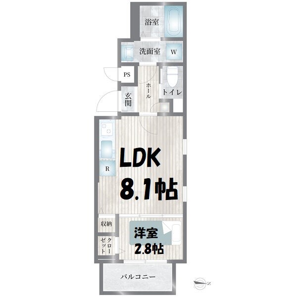 Cherim志賀本通vague 間取り図