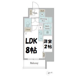 ストーリア名古屋城西 間取り図