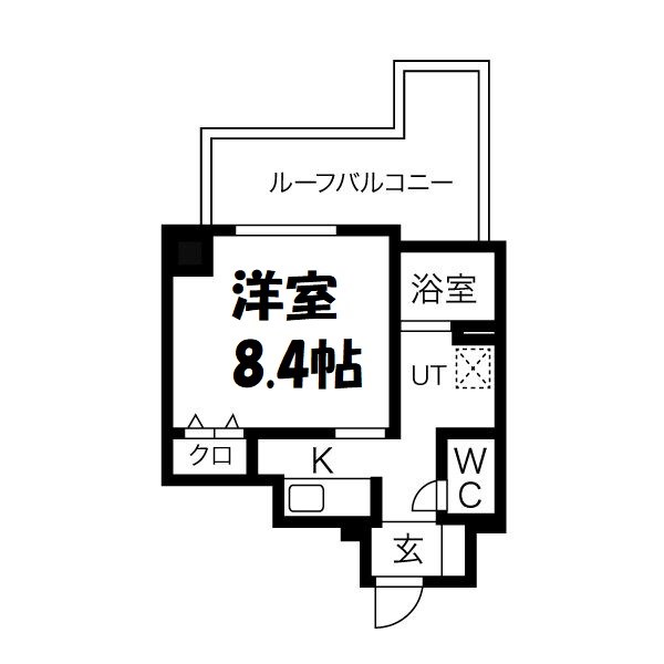ラグゼナ上前津 間取り図
