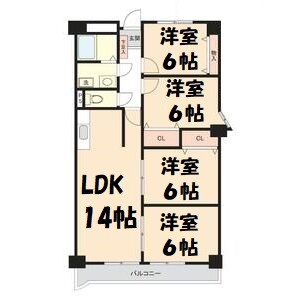 レジデンス御器所スクエア 間取り図