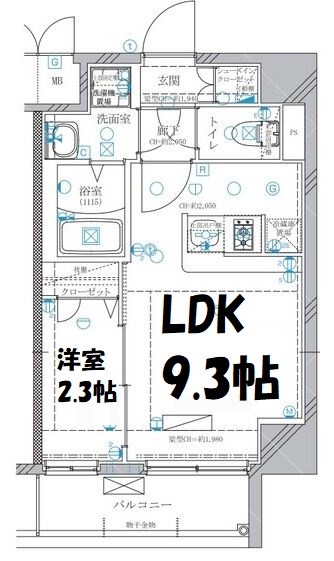 ディアレイシャス東別院Ⅳ 間取り図