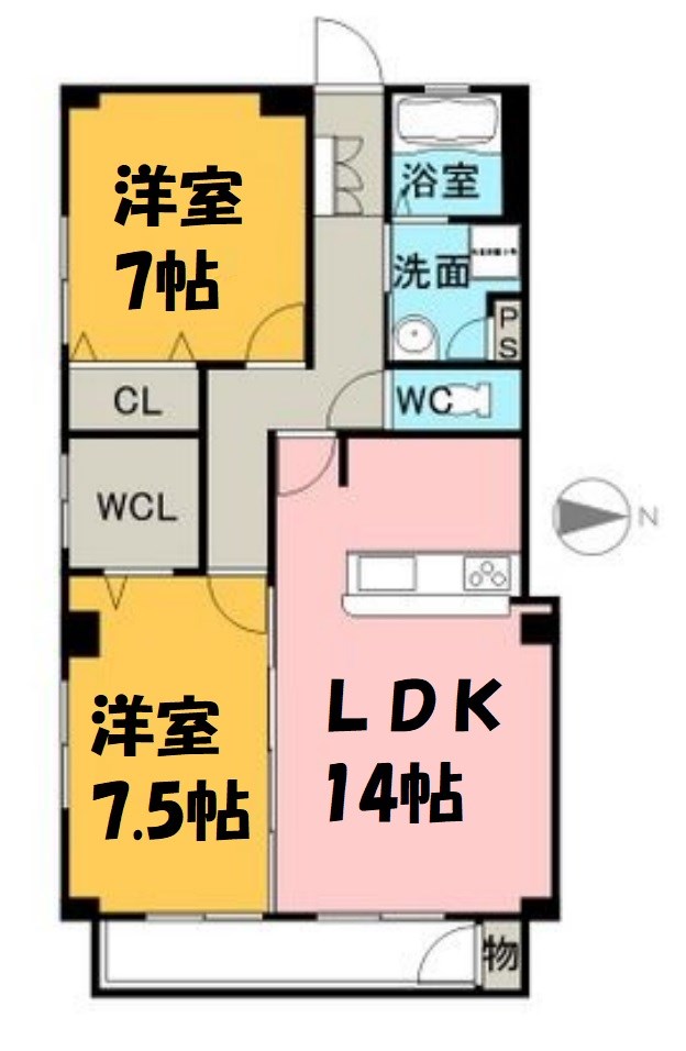 インターシティ城西 間取り図