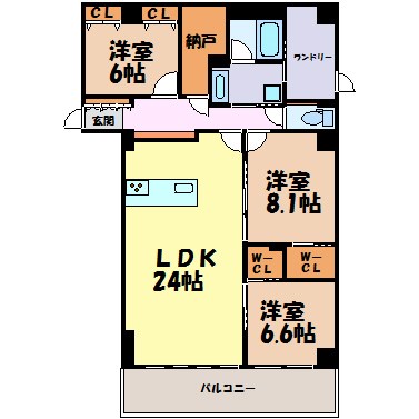 RESIDENCE　KIKUZAKA 間取り図