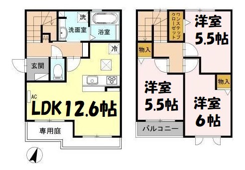 アヴァンセ松栄 間取り図