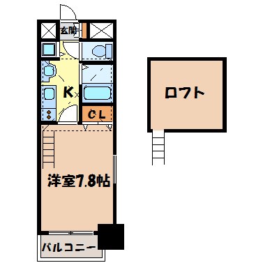 プレサンス名古屋駅前アクシス 間取り図