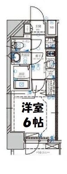 ディアレイシャス名古屋大須通 間取り図