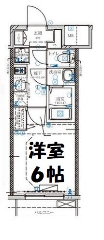 ディアレイシャス名古屋大須通 間取り図