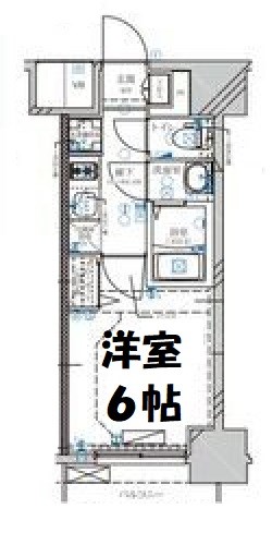 ディアレイシャス名古屋大須通 間取り図