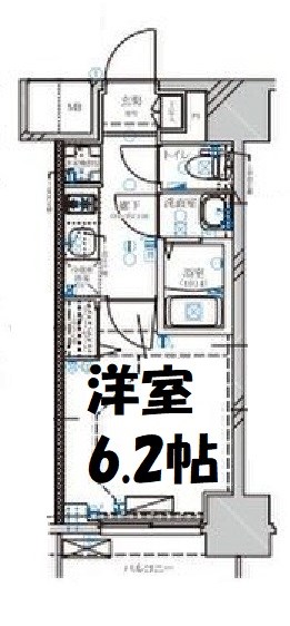 ディアレイシャス名古屋大須通 間取り図