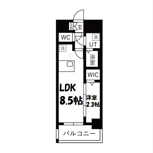 メイクスアート名古屋城西 間取り図