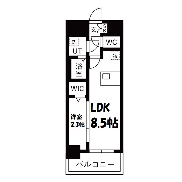 メイクスアート名古屋城西 間取り図
