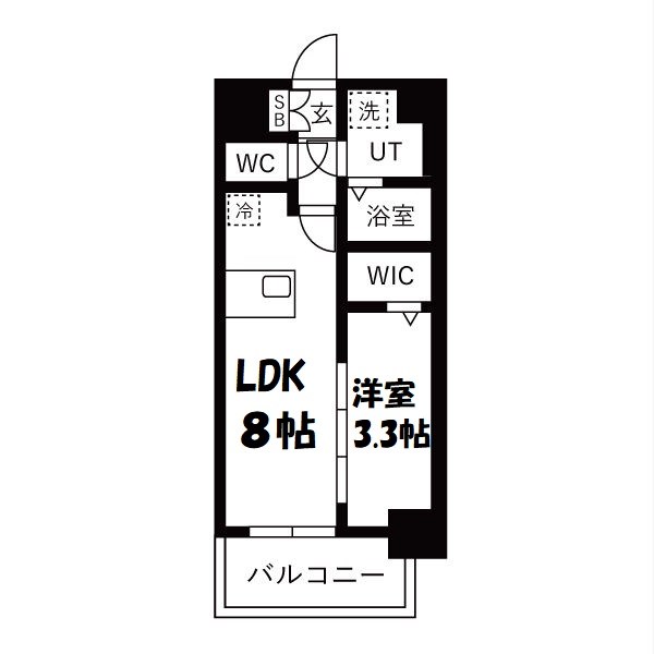 メイクスアート名古屋城西 間取り図
