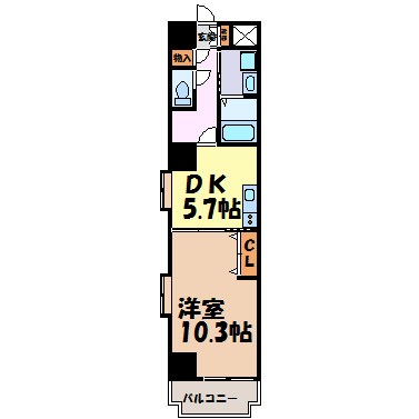 フローラル泉 間取り図