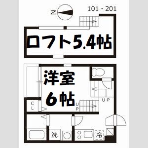 ハーモニーテラス志賀町Ⅳ 間取り図