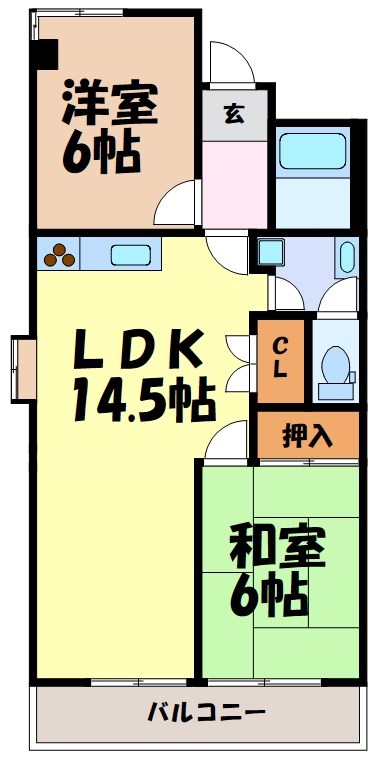 第2栄和マンション 間取り